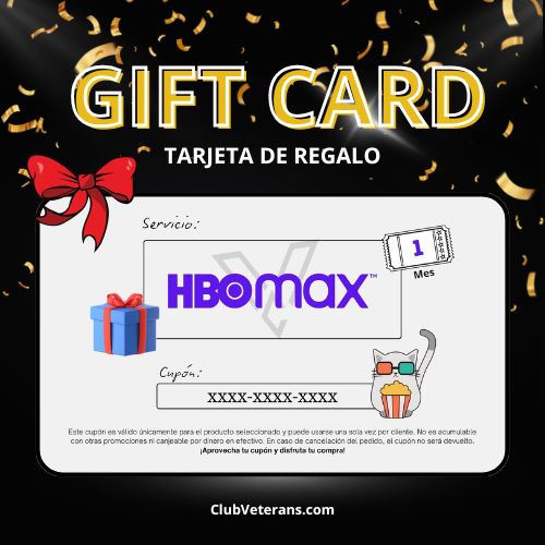 Gift Card HBO MAX | Tarjeta de Regalo Digital