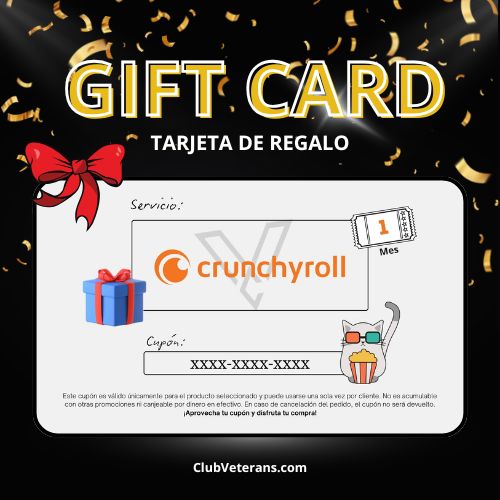 Gift Card Crunchyroll | Tarjeta de Regalo Digital