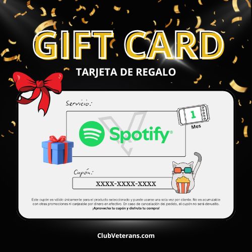 Gift Card Spotify | Tarjeta de Regalo Digital