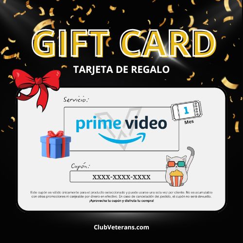 Gift Card Prime Video | Tarjeta de Regalo Digital